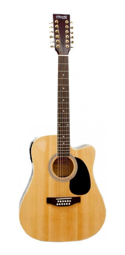 Imagen 1 de 2 de Guitarra acústica McCartney Docerola para diestros natural