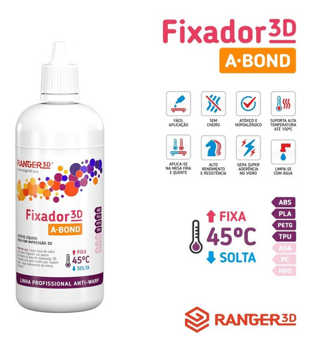 Adesivo Líquido A-bond 120ml Impressão 3d Aderência 1