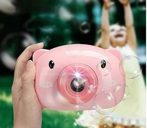 Juguete Máquina Cámara De Burbujas Para Niños Cerdo