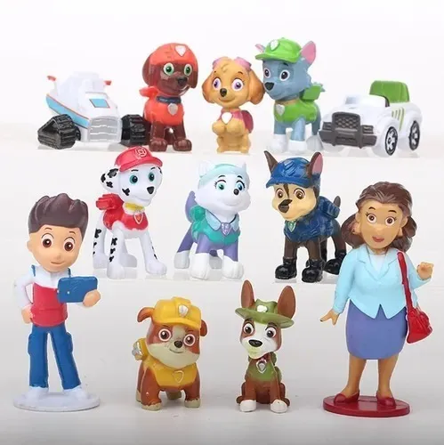 Juguetes De Paw Patrol Para Ni os Y Ni as con Carros 12 Pcs
