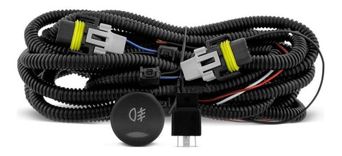 Kit Farol De Milha Ford Fiesta 2010 2011 2012 2014 Com Grade