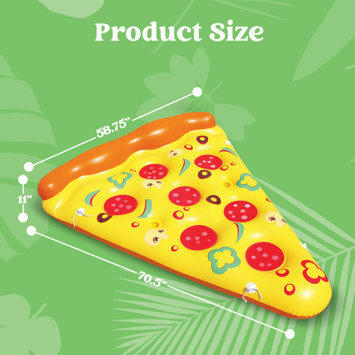 Flotador De Piscina Inflable Gigante De Rebanada De Pizza