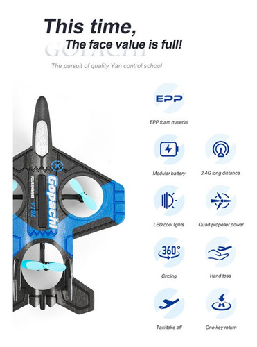 Avión Teledirigido, Rc Plane Aero Jet Dron Sin Cámara De