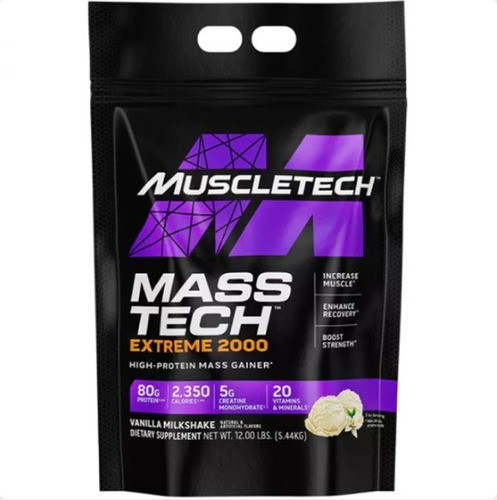 Masstech Mass Tech 12lb Whey Protein Ganador Masa