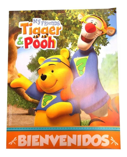 Cartel Bienvenidos De Cumpleaños De Winnie Pooh