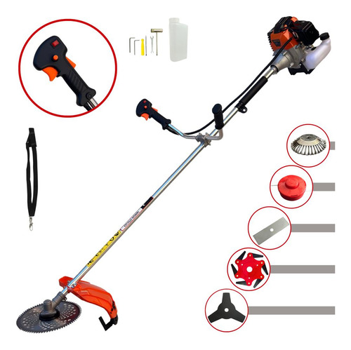 Cortador De Grama Import Way + 2p 3p 6p 80d E Escova De Aço