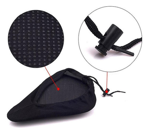 Cojín Acolchado 3d Para Asiento De Bicicleta