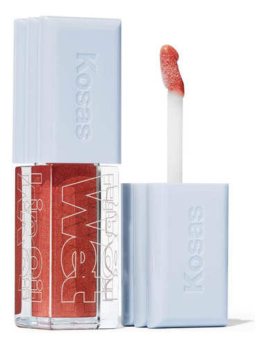 Kosas Wet Lip Oil Gloss | Tratamiento Jugoso Y Voluminoso, (