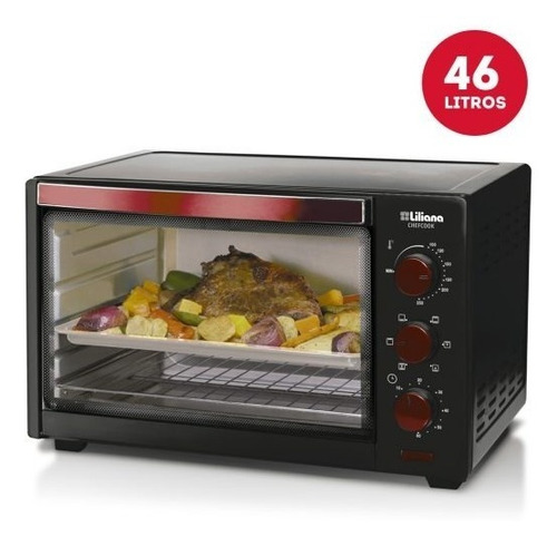 Horno Electrico Liliana Chefcook 46l 2200w Muebles Acuario