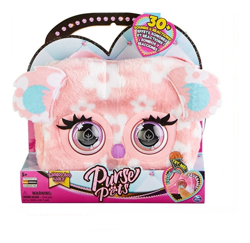 Purse Pets Fluffy Bolsa Interactiva Con Sonidos - Koala