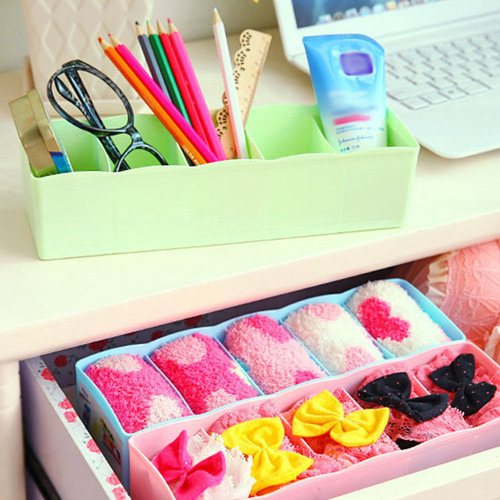 Caja De Almacenamiento Con 5 Rejillas Para Ropa Interior, Pa