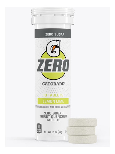 Gatorade G Zero - Tablets Efervecente - C/10 - Lemon Lime