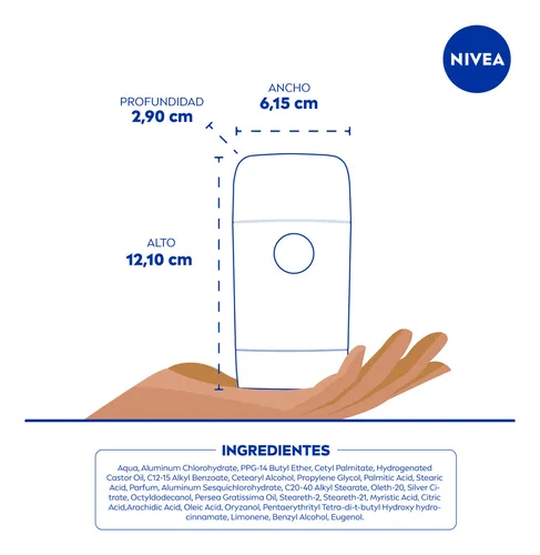 Desodorante Barra Nivea Silver Protect Masculino 54g