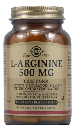 L-arginina -- 500 Mg - 100 Cáps