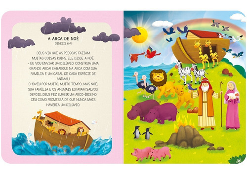 Imagem 3 de 5 de Livro A Bíblia Da Garotada - Infantil Com Belas Ilustrações