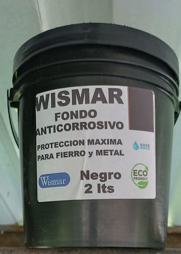 Wismar Fondo Anticorrosivo Con Fosfato De Zinc Halox  2 Lts