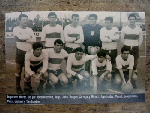 Recorte Deportivo Morón Primera B 1966
