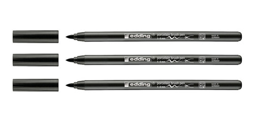 Kit 3 Canetas Edding 4200 Para Decorar E Colorir Porcelana