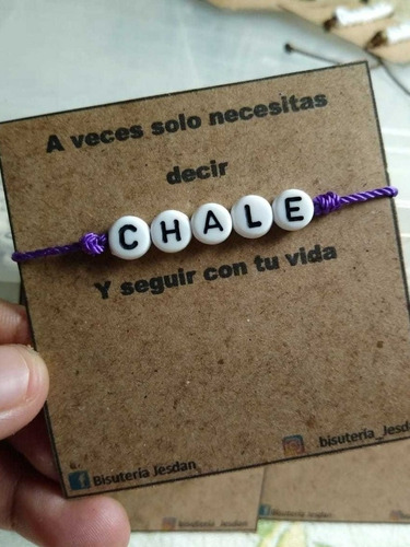 Pulseras  Chale  Bff Amistad Amigos 