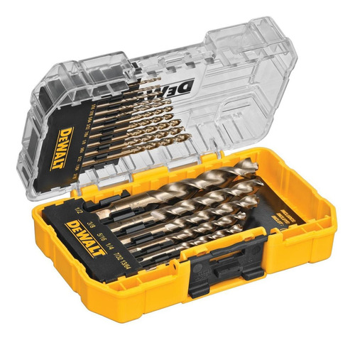 Juego Set 16 Brocas Titanio Dewalt Dw1956