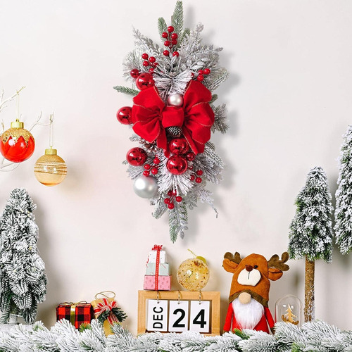 3 Guirnaldas Navideñas Para Decoración De Escaleras Con Luce