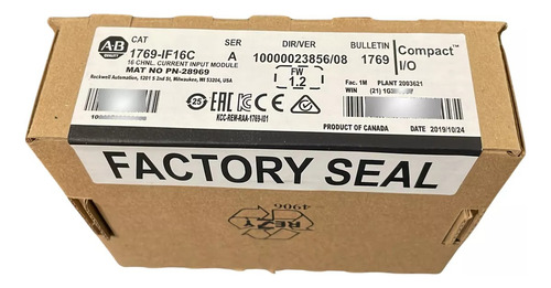 Allen-bradley 1769-if16c Current Analog Input Compactlogix