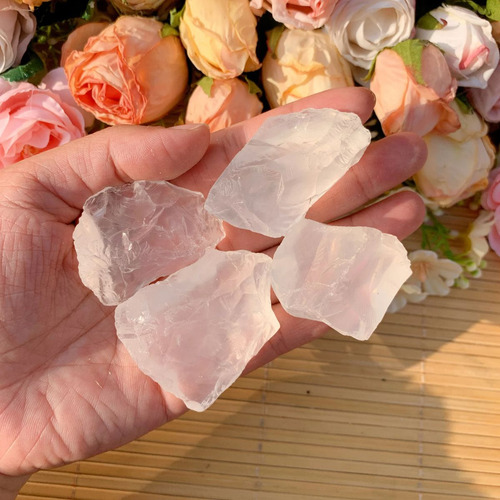 Pedra Bruta Cristal Quartzo Transparente 200g Legitimo Equilibrio E Cura
