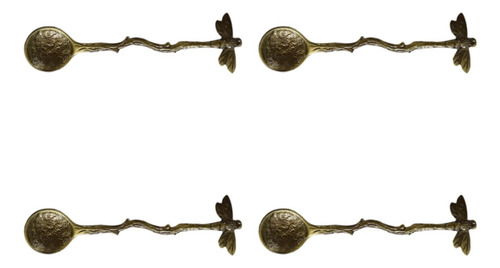 4 Cucharas De Libélula, Cuchara De Té, Cuchara Color Cobre