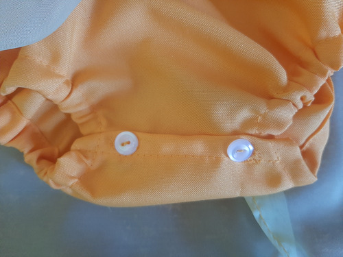 Disfraz Abejita Chiquitita: Body/enterito Con Falda Y Vincha Amarillo 12-18