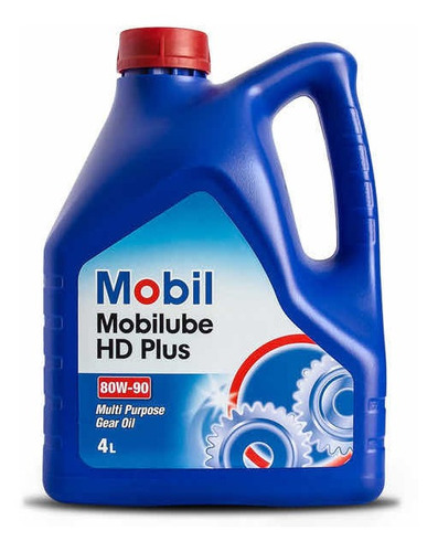 Aceite 80w90 Mobilube Hd Plus Mobil 4 Litros