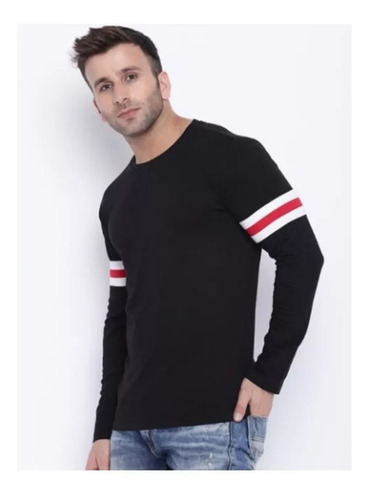 Playera Moderna Manga Larga Deportiva Moda Para Hombre 2227