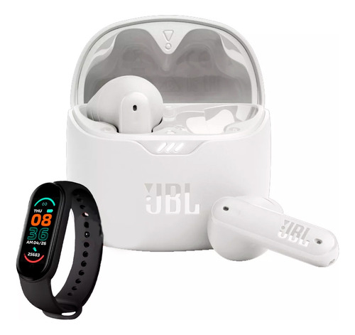 Auriculares Jbl Tune Flex + Smartwatch