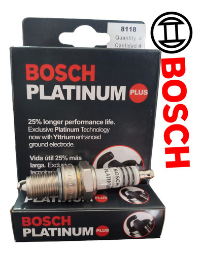 Bujias Bosch Platinum Antienchumbe Avila Starlet 2f 3f Fj40