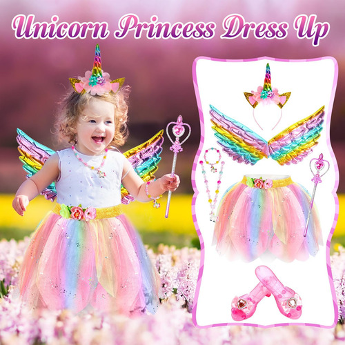 Hamsily Disfraz De Unicornio Y Disfraz De Hada Para Niñas: R