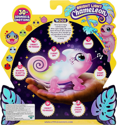 Little Live Pets Lil Chameleon S2 Single Pk Nova Incluye 1 J