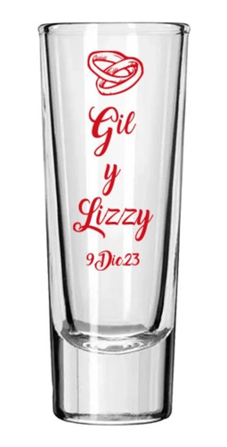 Vaso Tequilero Personalizado Boda Xvaños 2oz Serigrafía 96pz