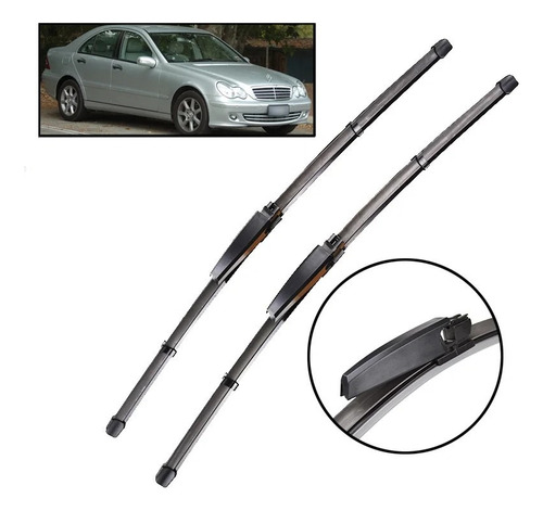 Plumillas Limpia Parabrisas Para Mercedez Benz Clase C W203