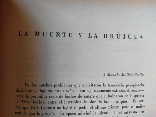 J. L. Borges. La Muerte Y La Brújula | Sur, 1942 | Intonso