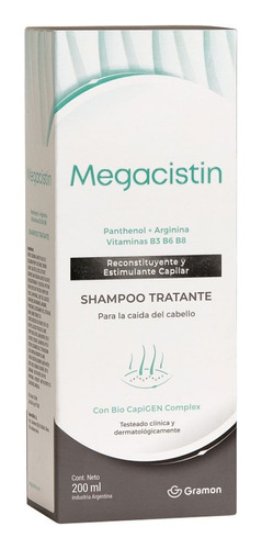 Megacistin Shampoo Anticaida 200 Ml