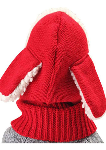 Gorro Para Bebe Bufanda Niña Niño Termico Con Orejas Conejo