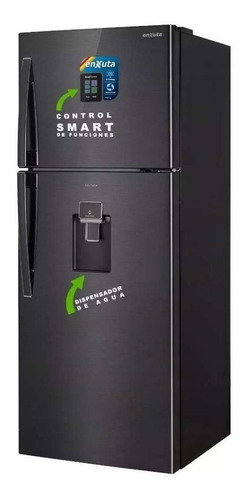 Refrigerador Heladera Frio Seco Inox Dispens Freezer Clase A