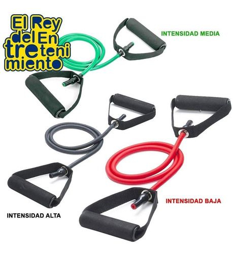 Banda Elástica 120 Resistencia C/agarre Ejercicio Gym El Rey