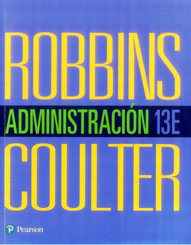 Administración Robbins Coulter Pearson Nuevos Original - Es