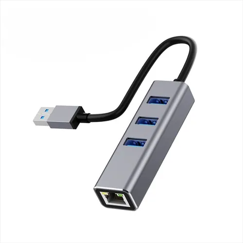 comprar Hub Adaptador 3 Usb 3.0 Y  Lan Rj45 Gigabit Ethernet