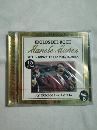 Ídolos Del Rock Manolo Muñoz Cd Nuevo Y Sellado 