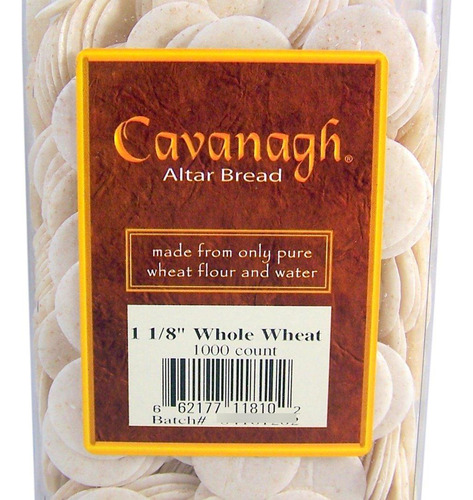 Pan De Altar Trigo Integral 1 1/8 1000 Unidades/envase