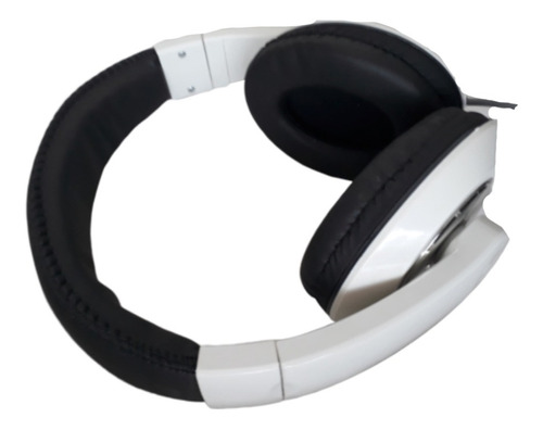 Audífonos Estereo Headphones Vortex Diadema Ajustable. St Color Blanco Color De La Luz Blanco
