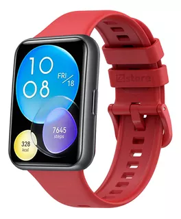 Correa Compatible Con Huawei Watch Fit 2 Rojo