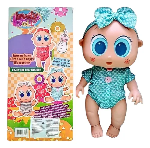 Mu eca Ksi Meritos Lovely Doll Bebe Musical Kids Colecci n