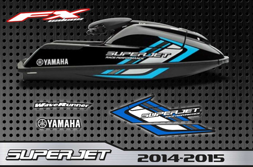 Calcos Yamaha Super Jet  2014-2015 Superjet Fxcalcos